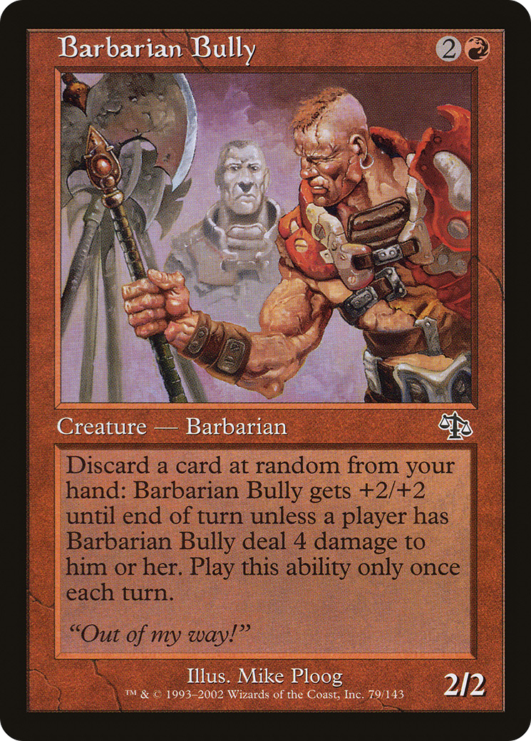 Barbarian Bully Card Image