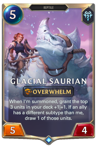 Glacial Saurian Card Image