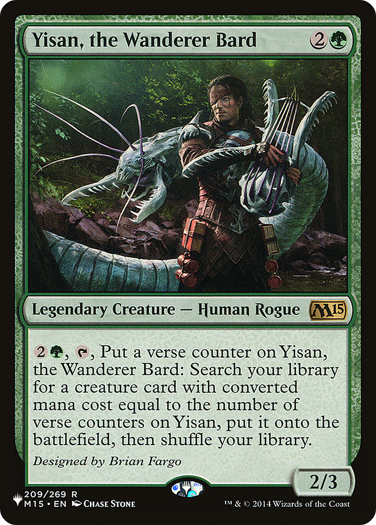 Yisan, the Wanderer Bard Card Image