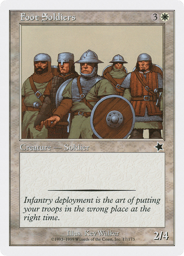 Foot Soldiers Card Image