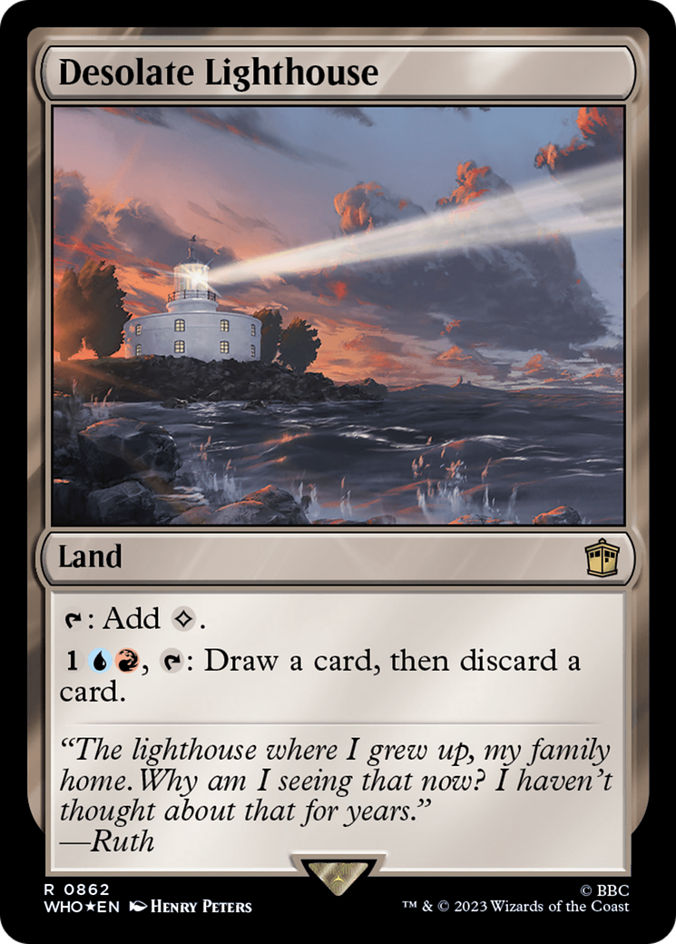 Desolate Lighthouse Card Image