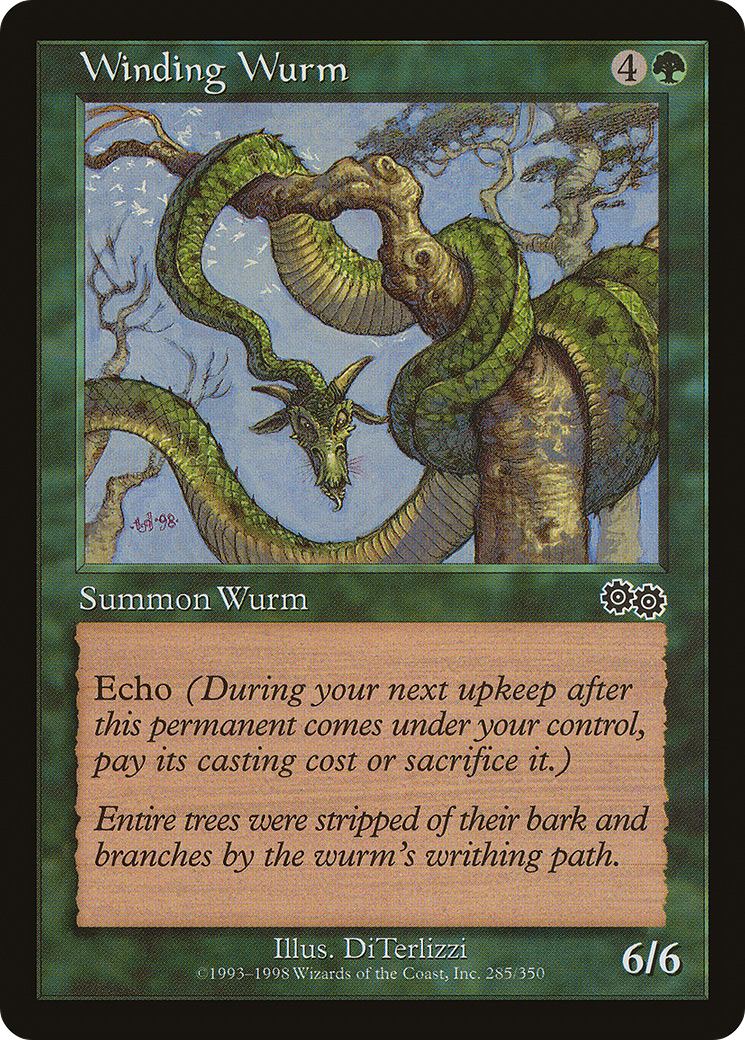 Winding Wurm Card Image