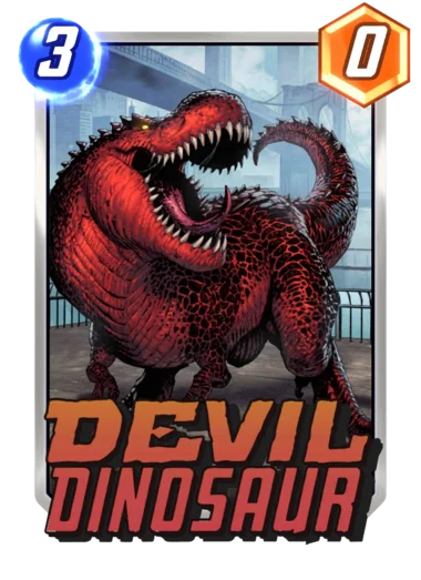 Devil Dinosaur Card Image