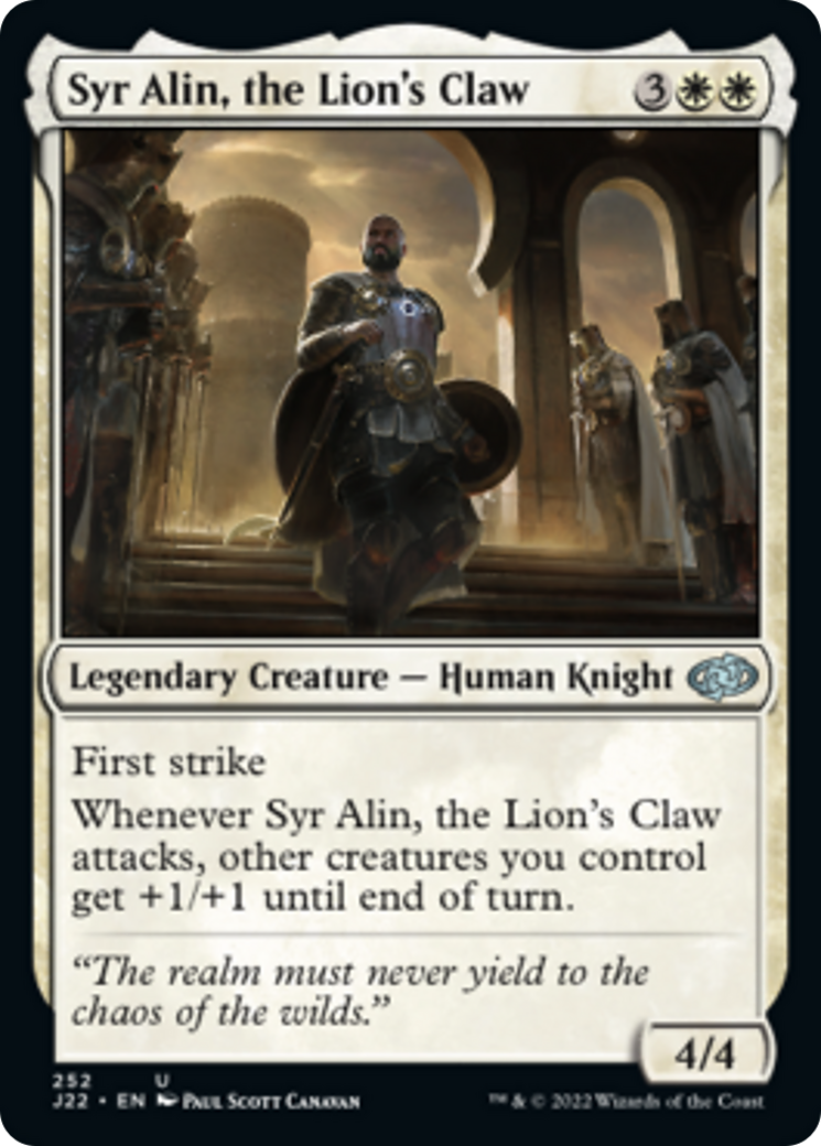 Syr Alin, the Lion's Claw Card Image