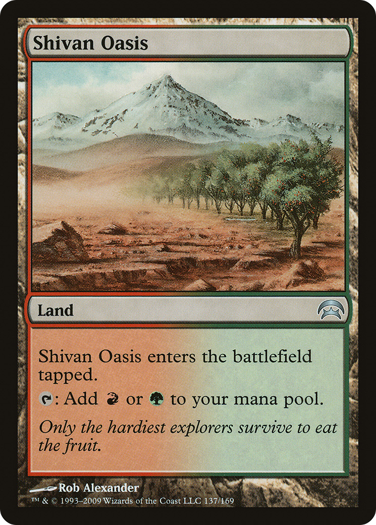 Shivan Oasis Card Image