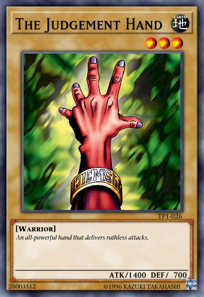 The Judgement Hand Card Image