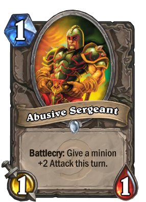 Abusive Sergeant Card Image