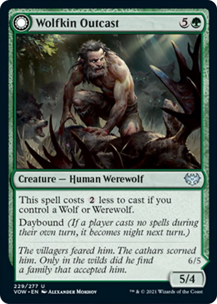 Wolfkin Outcast // Wedding Crasher Card Image