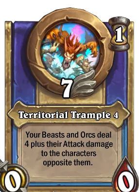 Territorial Trample 4 Card Image