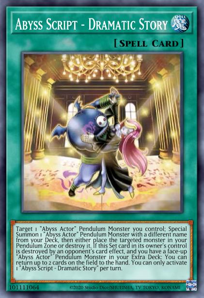 Abyss Script - Dramatic Story Card Image