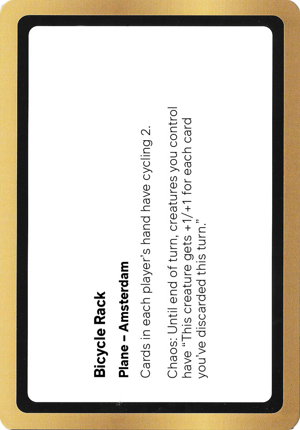 Bicycle Rack Card Image