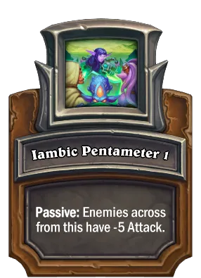 Iambic Pentameter 1 Card Image