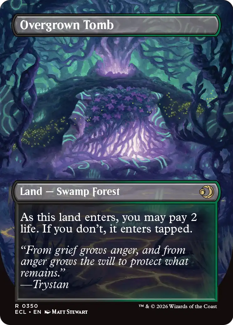 Overgrown Tomb Magic: The Gathering card