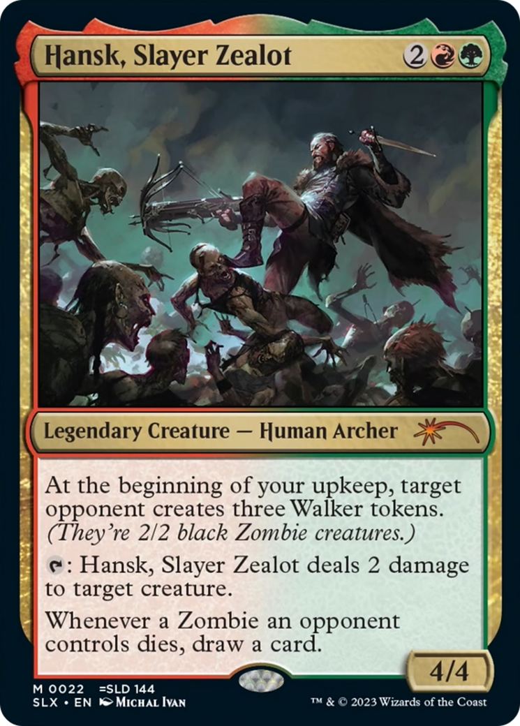 Hansk, Slayer Zealot Card Image