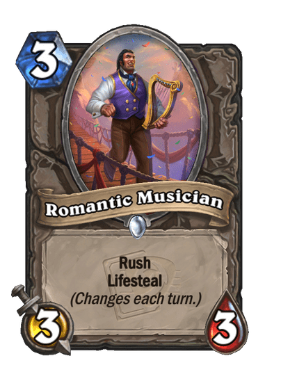 Romantic Musician Card Image