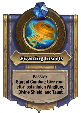 Swatting Insects Card Image