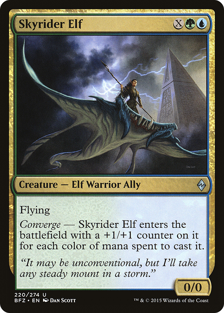 Skyrider Elf Card Image