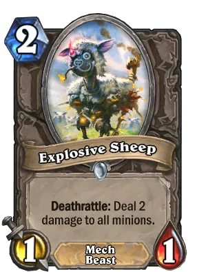 Explosive Sheep Card Image