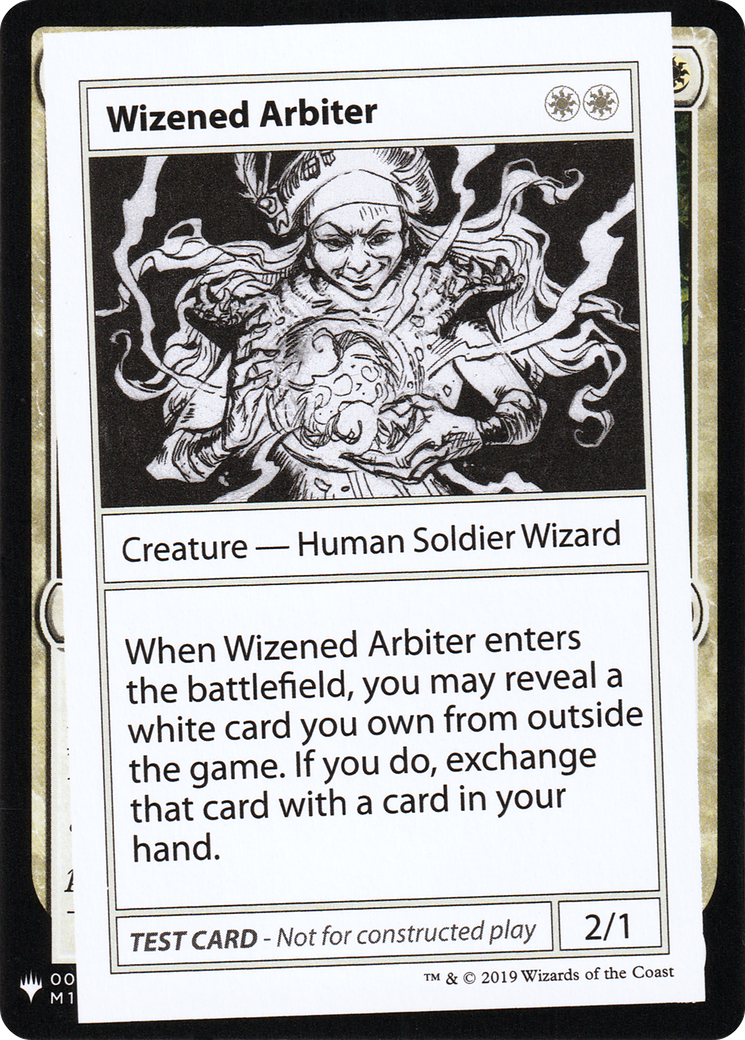 Wizened Arbiter Card Image