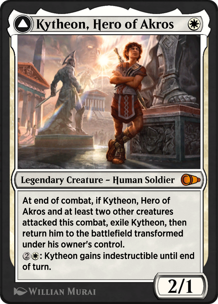 Kytheon, Hero of Akros // Gideon, Battle-Forged Card Image