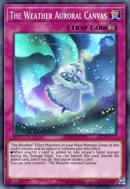 The Weather Auroral Canvas Card Image