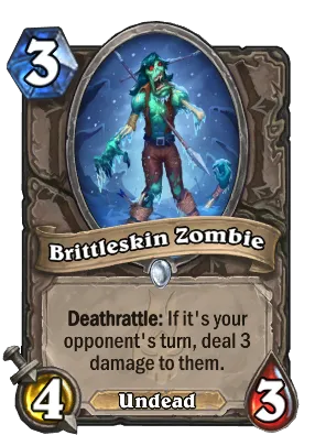 Brittleskin Zombie Card Image