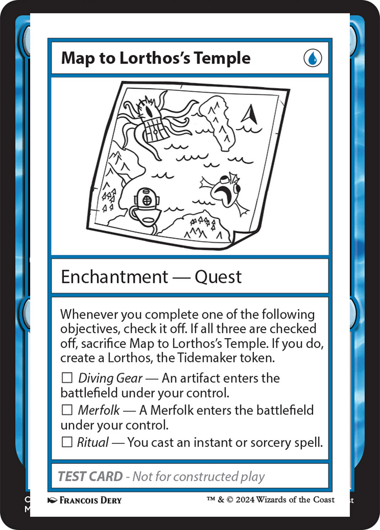 Map to Lorthos's Temple Card Image