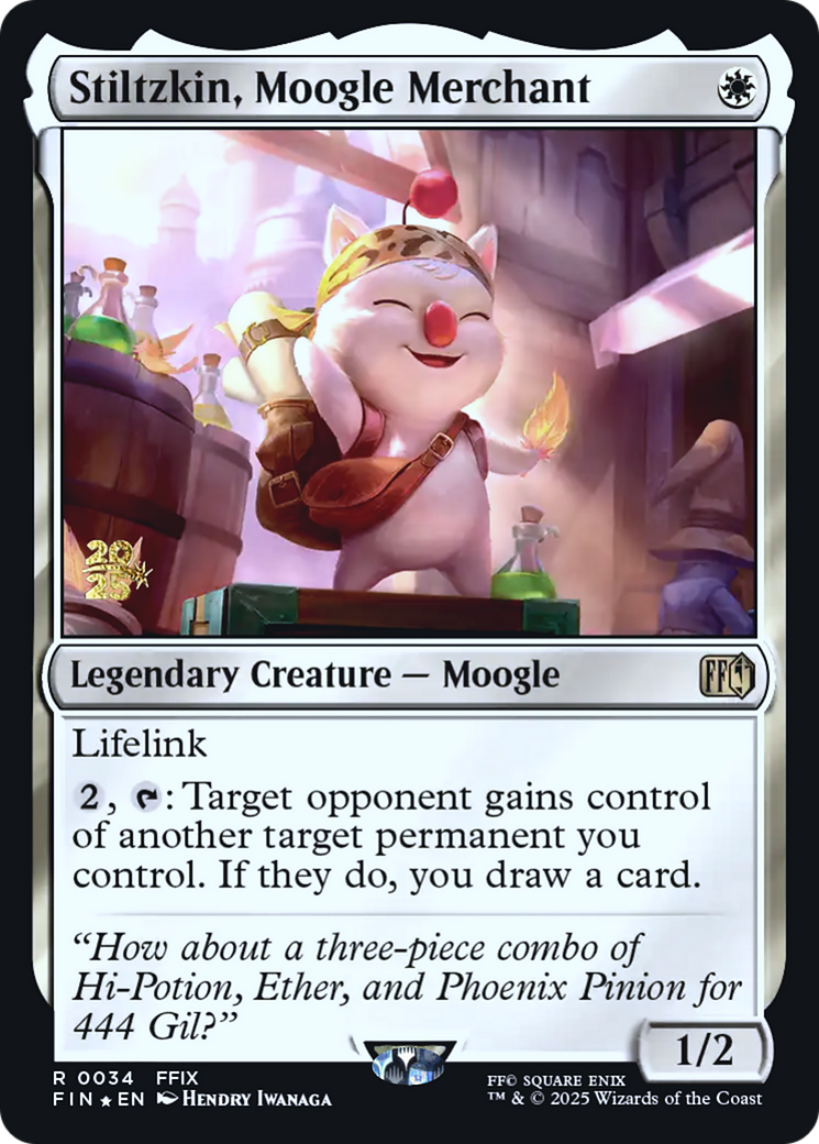 Stiltzkin, Moogle Merchant Card Image