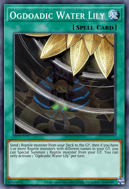 Ogdoadic Water Lily Card Image