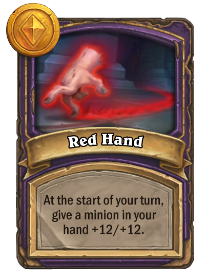 Hearthstone Battlegrounds Quest Reward Red Hand