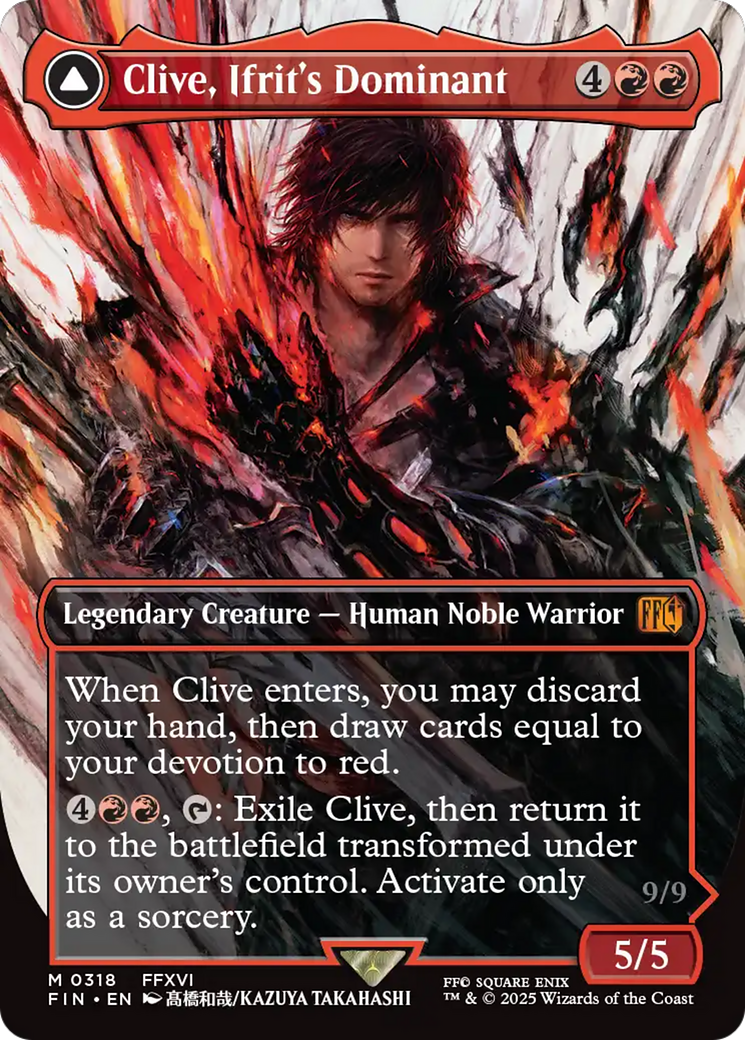 Clive, Ifrit's Dominant // Ifrit, Warden of Inferno Card Image