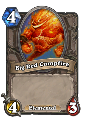 Big Red Campfire Card Image