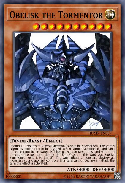 Obelisk the Tormentor Yu-Gi-Oh Card, Art 2