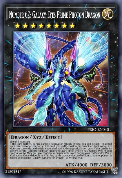 Number 62: Galaxy-Eyes Prime Photon Dragon Card Image