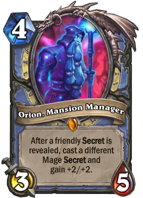 Orion, Mansion Manager Card Image