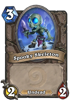 Spooky Skeleton Card Image