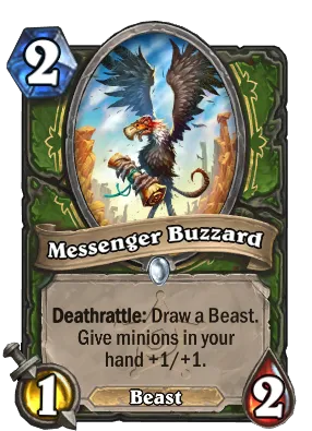 Messenger Buzzard Card Image