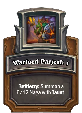 Warlord Parjesh 1 Card Image