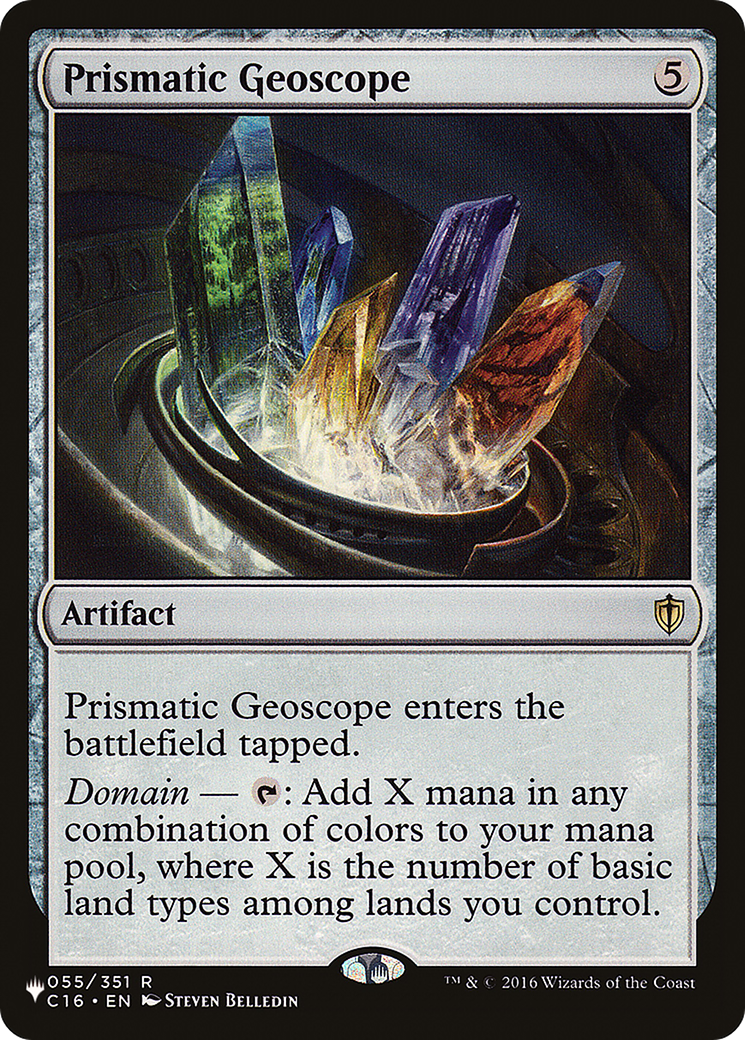 Prismatic Geoscope Card Image