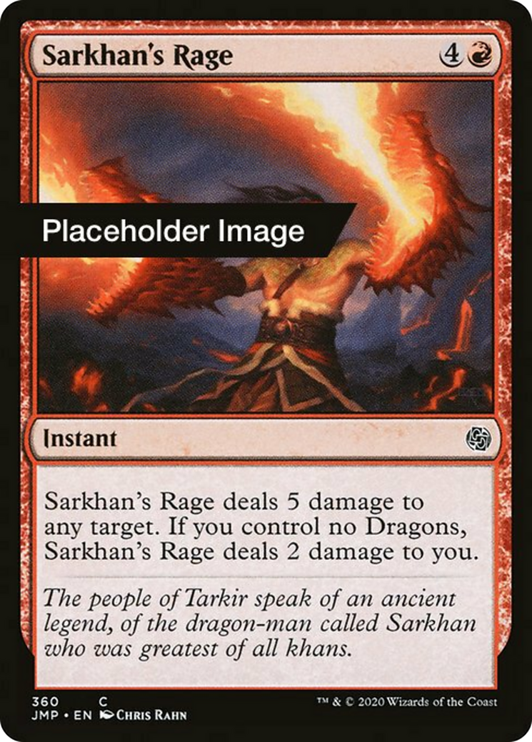 Sarkhan's Rage Card Image