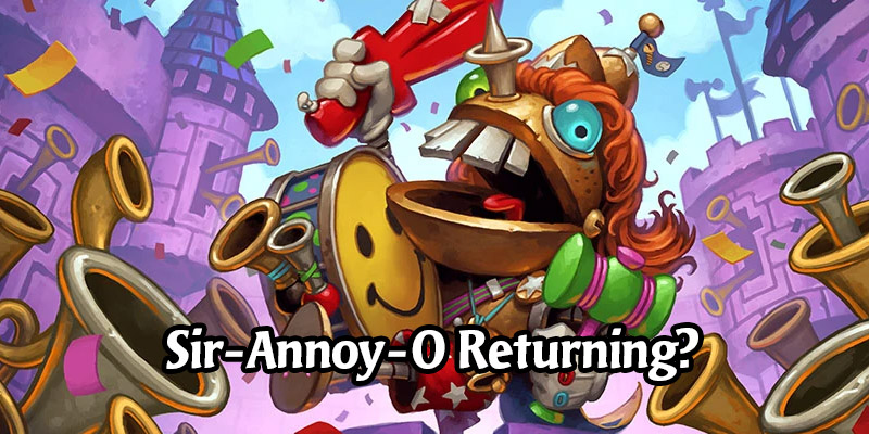 Is Hearthstone's Sir Annoy-O Paladin Hero Skin Making a Return Soon?