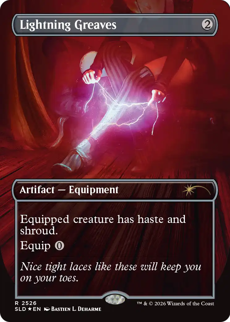 Lightning Greaves Card Image