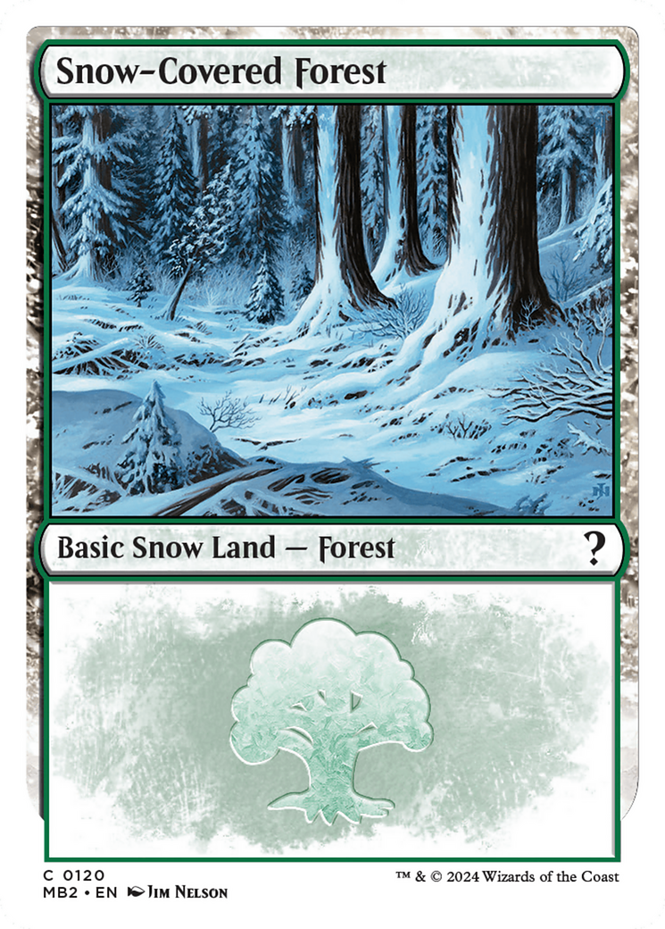 Snow-Covered Forest Card Image