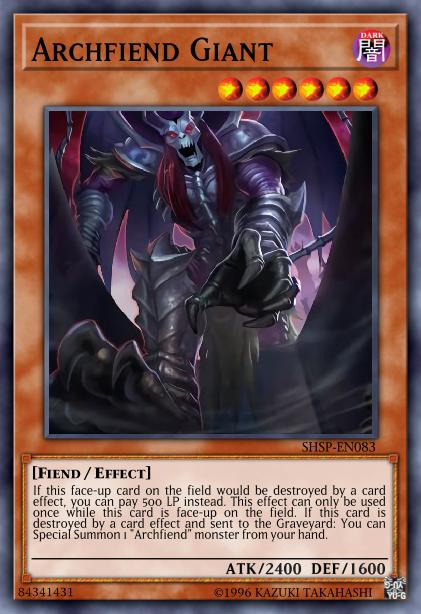 Archfiend Giant Card Image