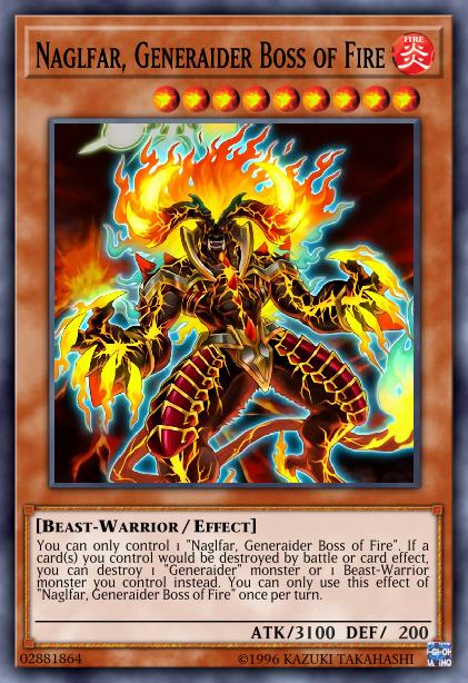 Naglfar, Generaider Boss of Fire Card Image