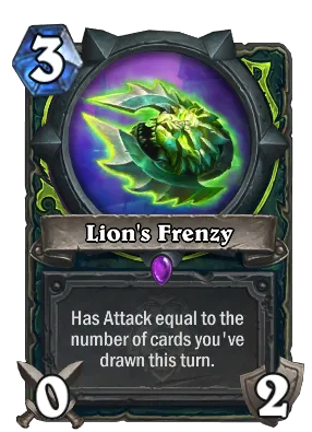 Lion's Frenzy Card Image
