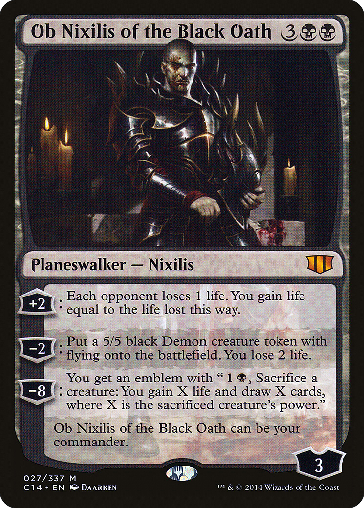 Ob Nixilis of the Black Oath Card Image