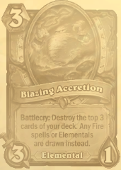 Blazing Accretion Card Image