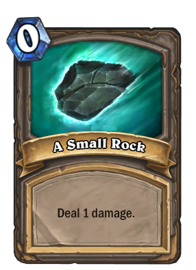 A Small Rock Card Image
