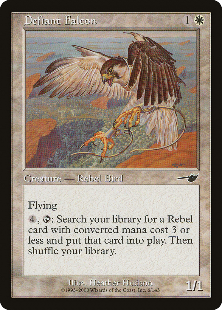 Defiant Falcon Card Image